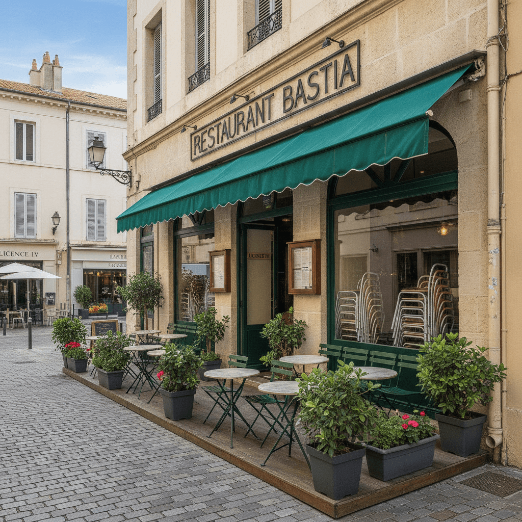 Restaurant à Bastia : terrasse - licence IV - Image 1