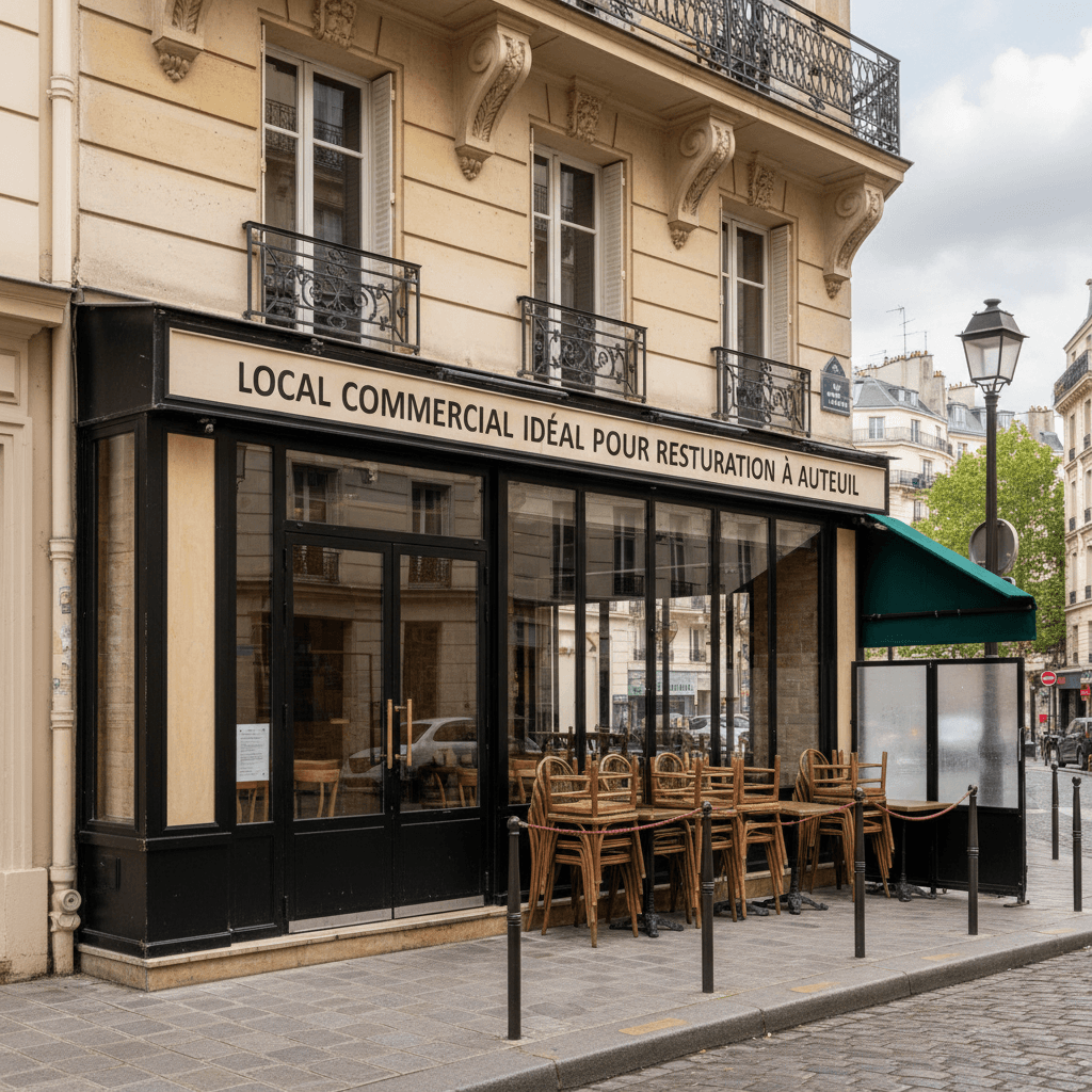 Local commercial idéal pour restauration à Auteuil - Image 1