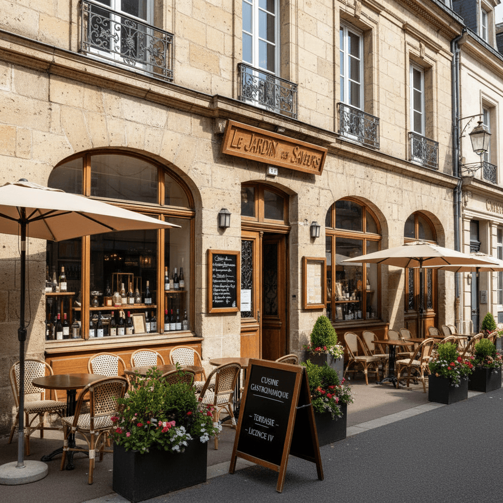 Restaurant 494m² à Compiègne : terrasse - licence IV