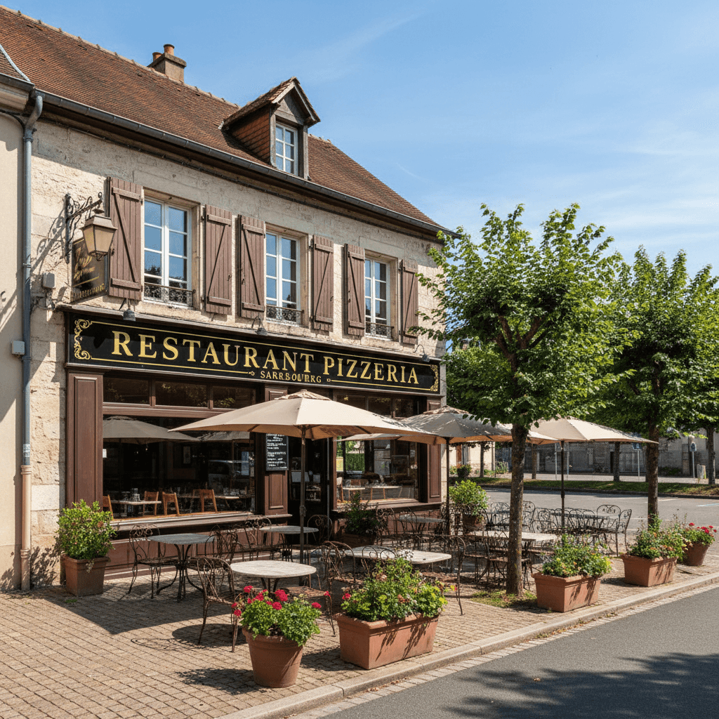 Restaurant 125m² à Sarrebourg : terrasse - extraction - Image 1