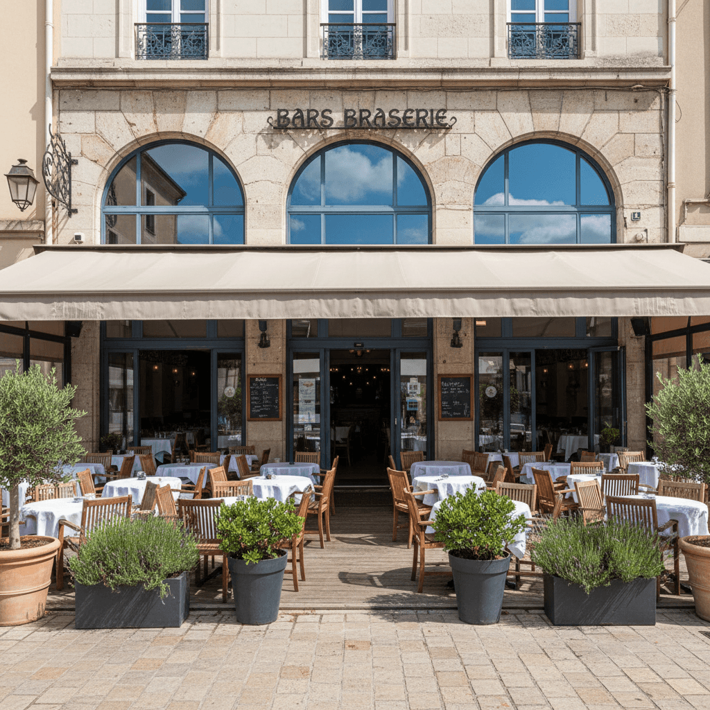 Bar-brasserie à Canet-En-Roussillon : terrasse - licence IV - Image 1