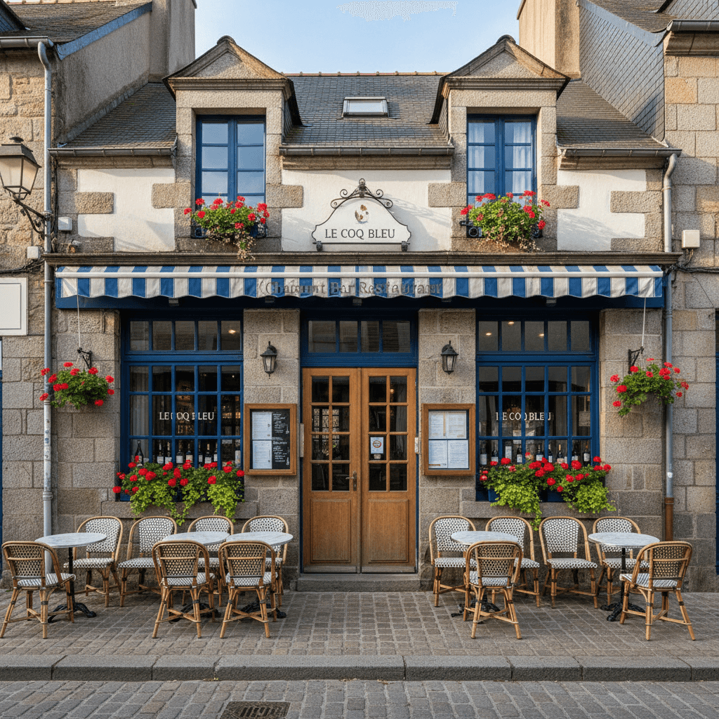 Bar-brasserie à Vannes : terrasse - licence IV - Image 1