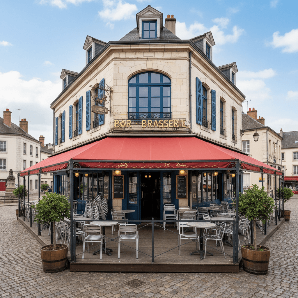 Bar-brasserie 223m² à Saint-Genis-Pouilly : terrasse - licence IV - Image 1