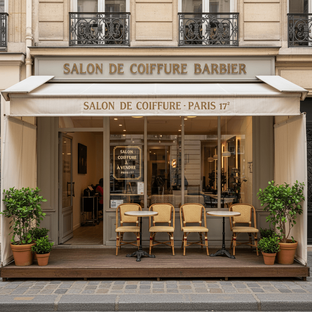 Salon de Coiffure à Vendre - Paris 17 m² - Image 1