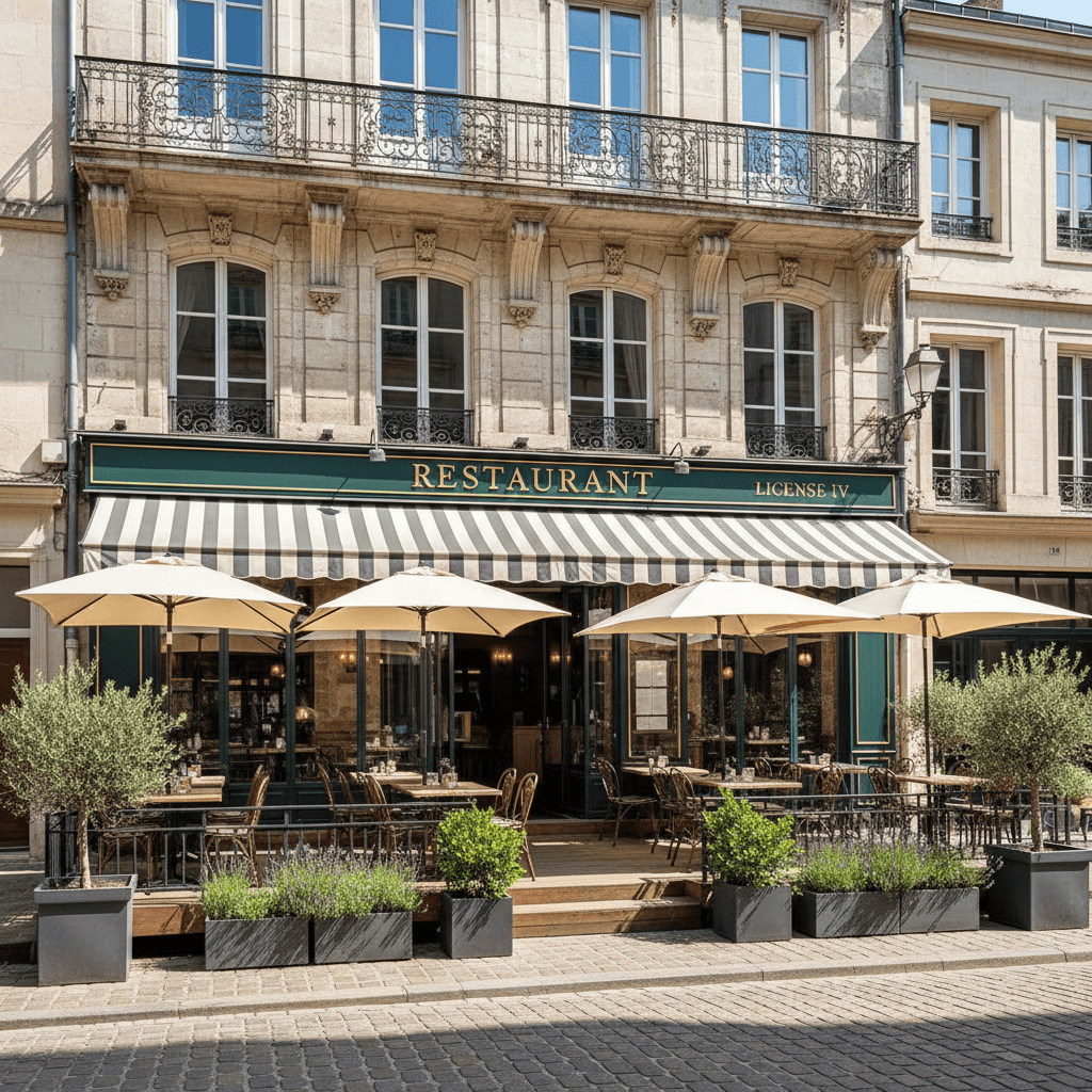 Restaurant 200m² : terrasse - licence IV - Image 1