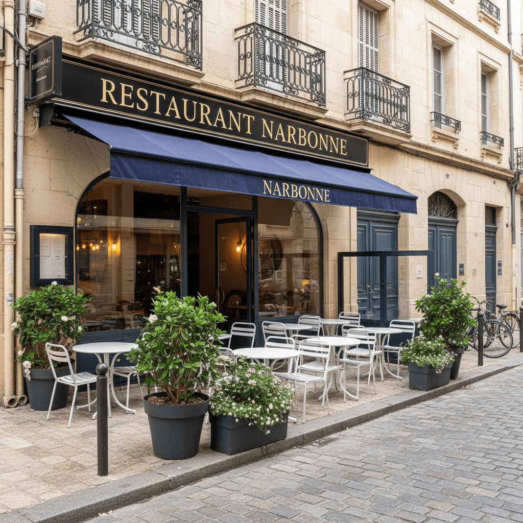 Restaurant 90m² à Narbonne : terrasse - licence IV - Image 1