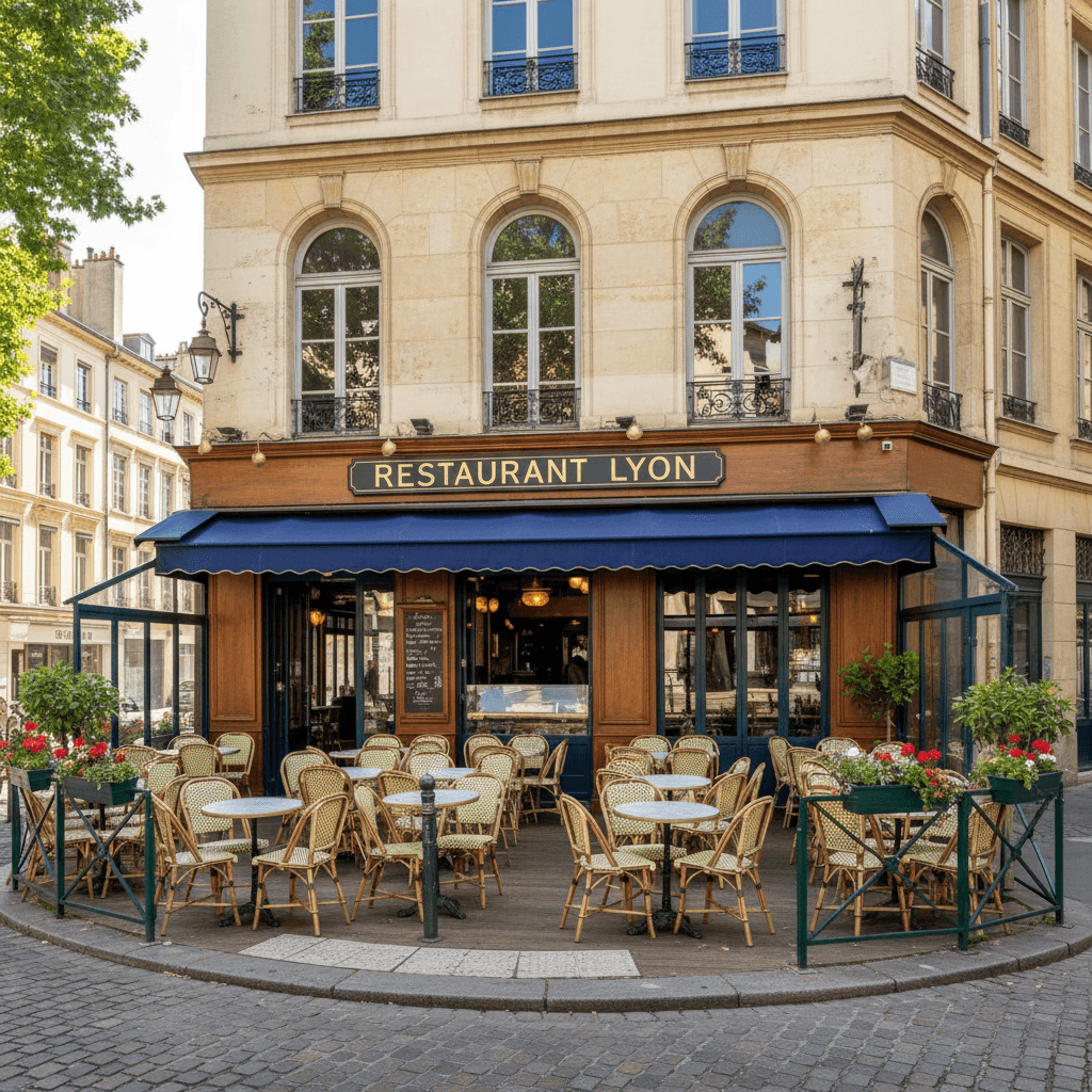 Restaurant 100m² à Lyon : terrasse - extraction - Image 1