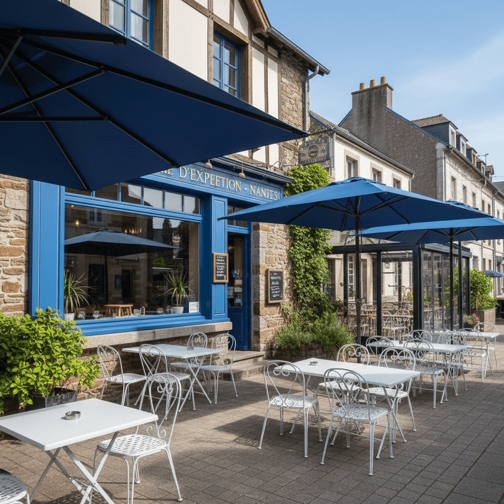 Restaurant 300m² à Nantes : terrasse - Image 1