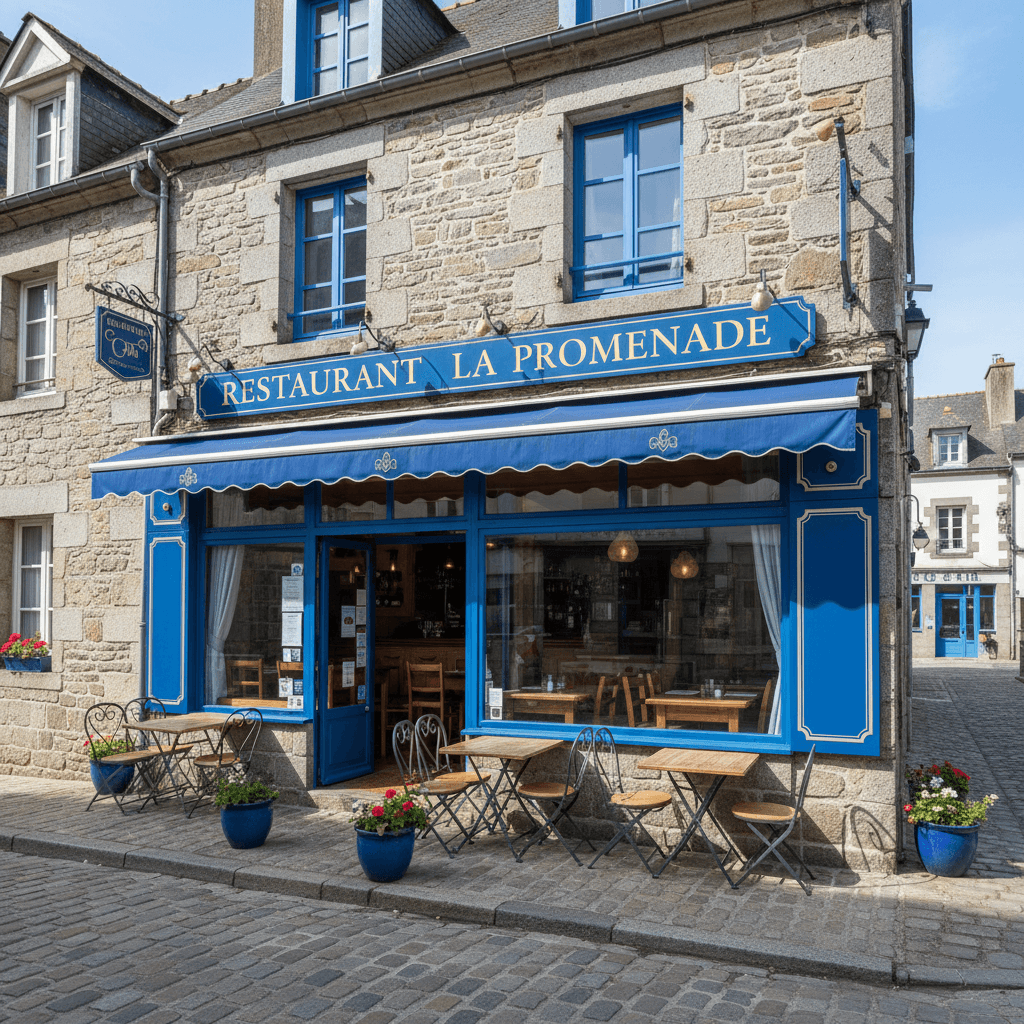 Restaurant à Concarneau : terrasse - extraction - Image 1