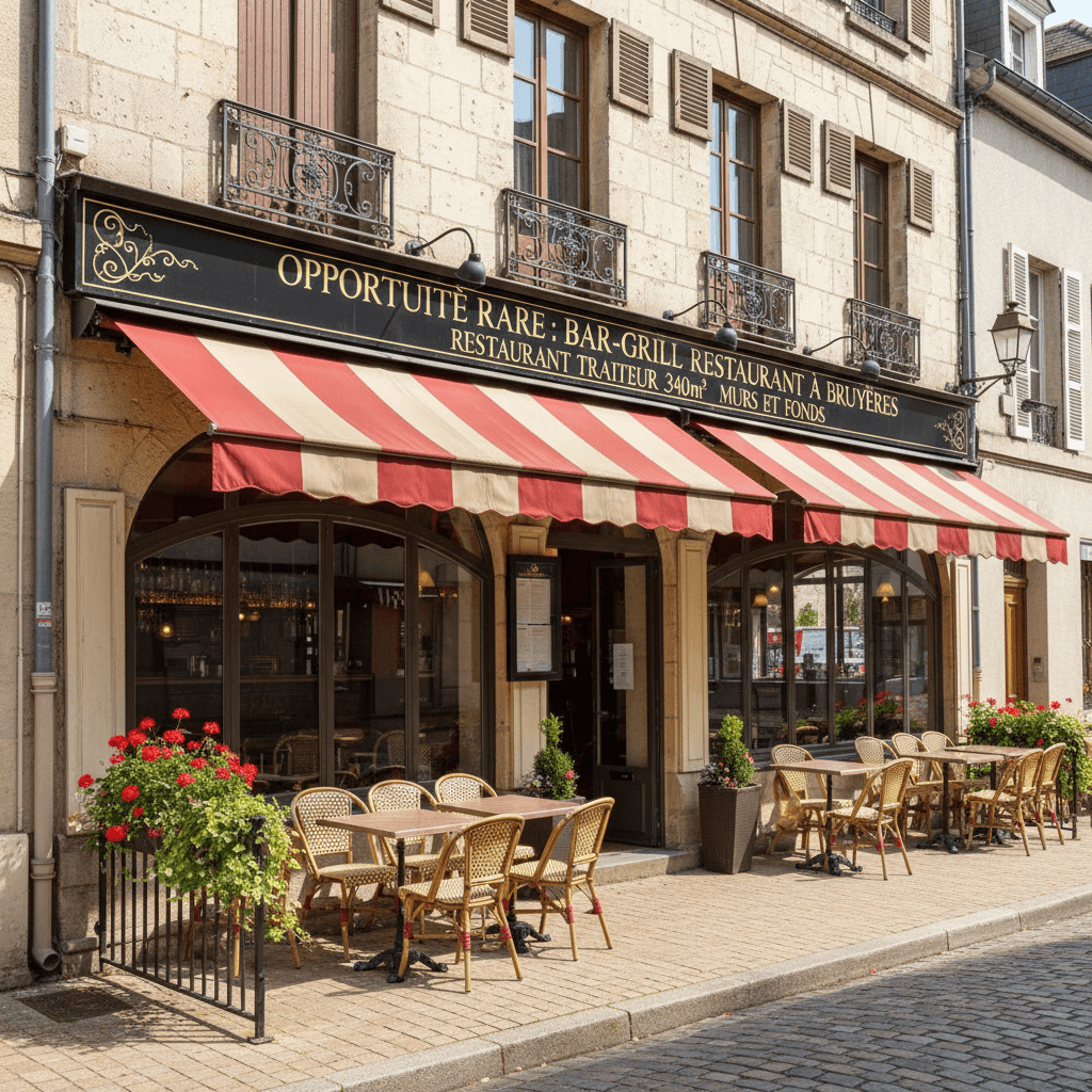 Restaurant 340m² à Bruyères : terrasse - licence IV - Image 1