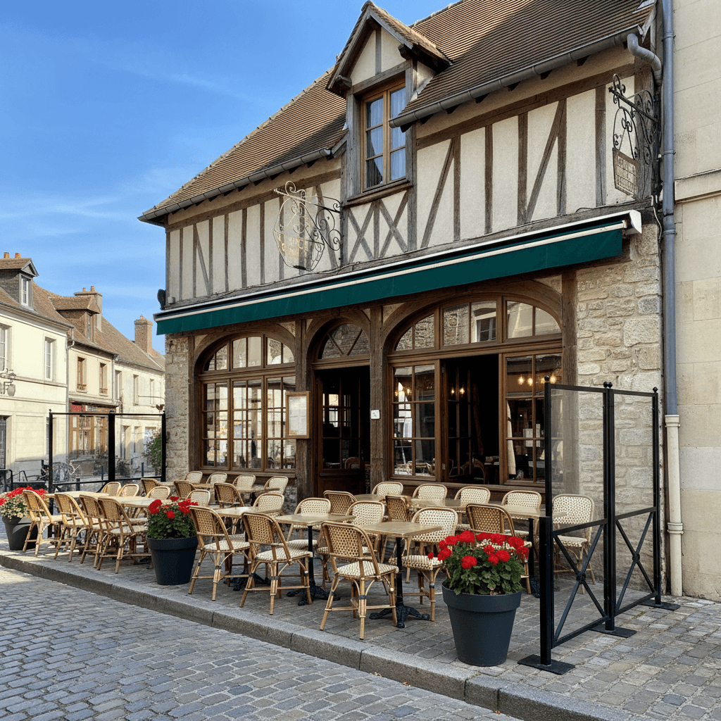 Restaurant 46 couverts à Beauvais : terrasse - licence IV - Image 1