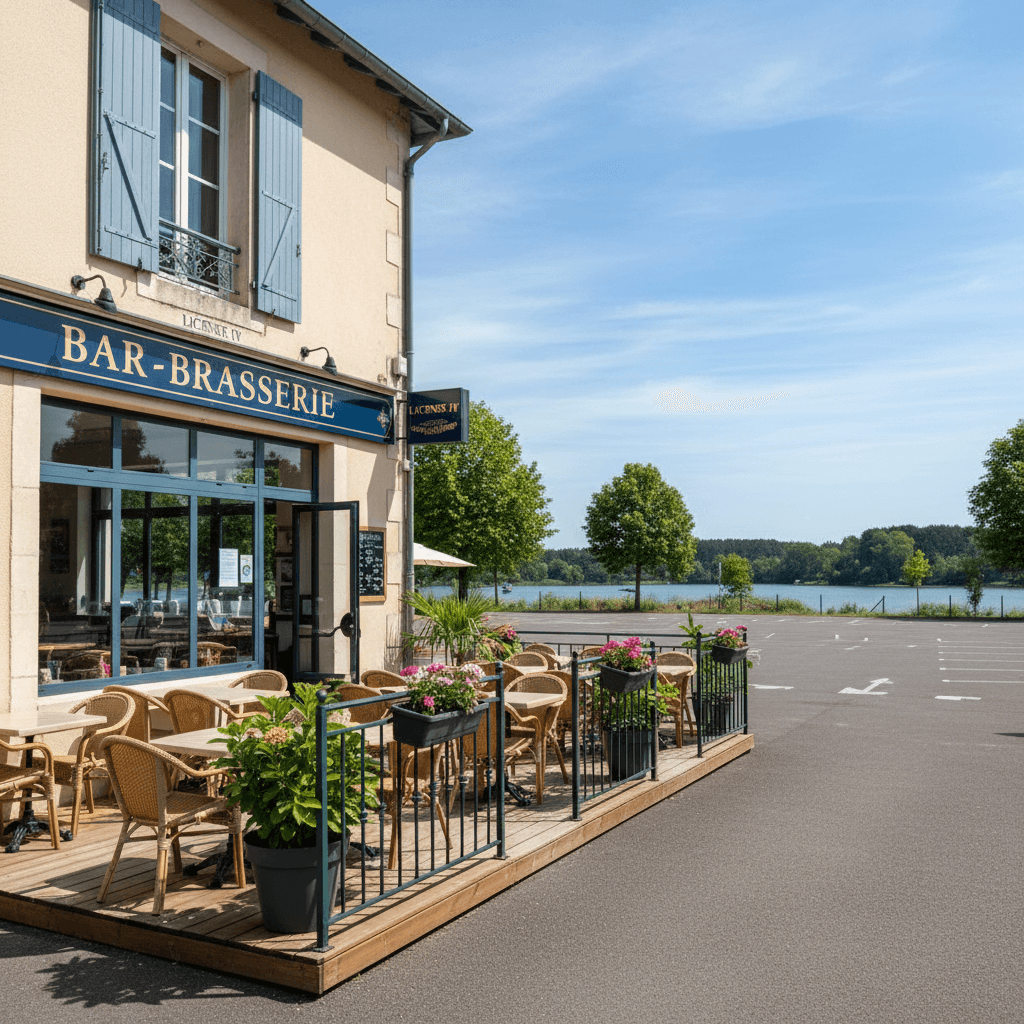 Bar-brasserie 30m² à Soustons : terrasse - licence IV - Image 1