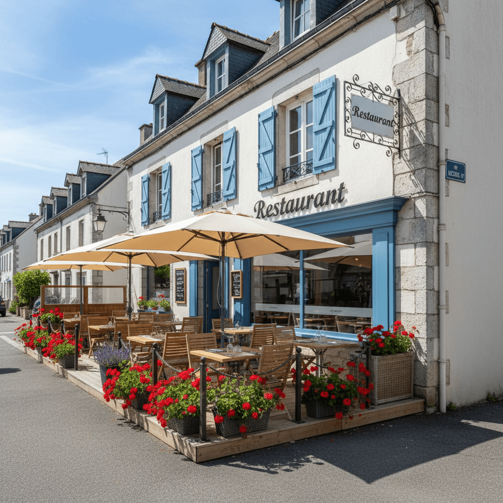 Restaurant à Saint-Pierre-D'Oléron : terrasse - licence IV - Image 1