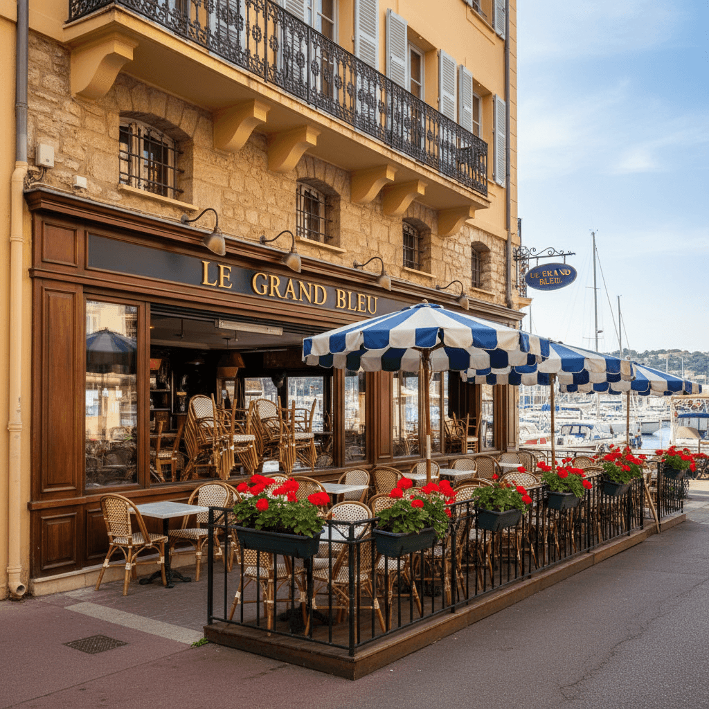 Restaurant à Nice : terrasse - licence IV