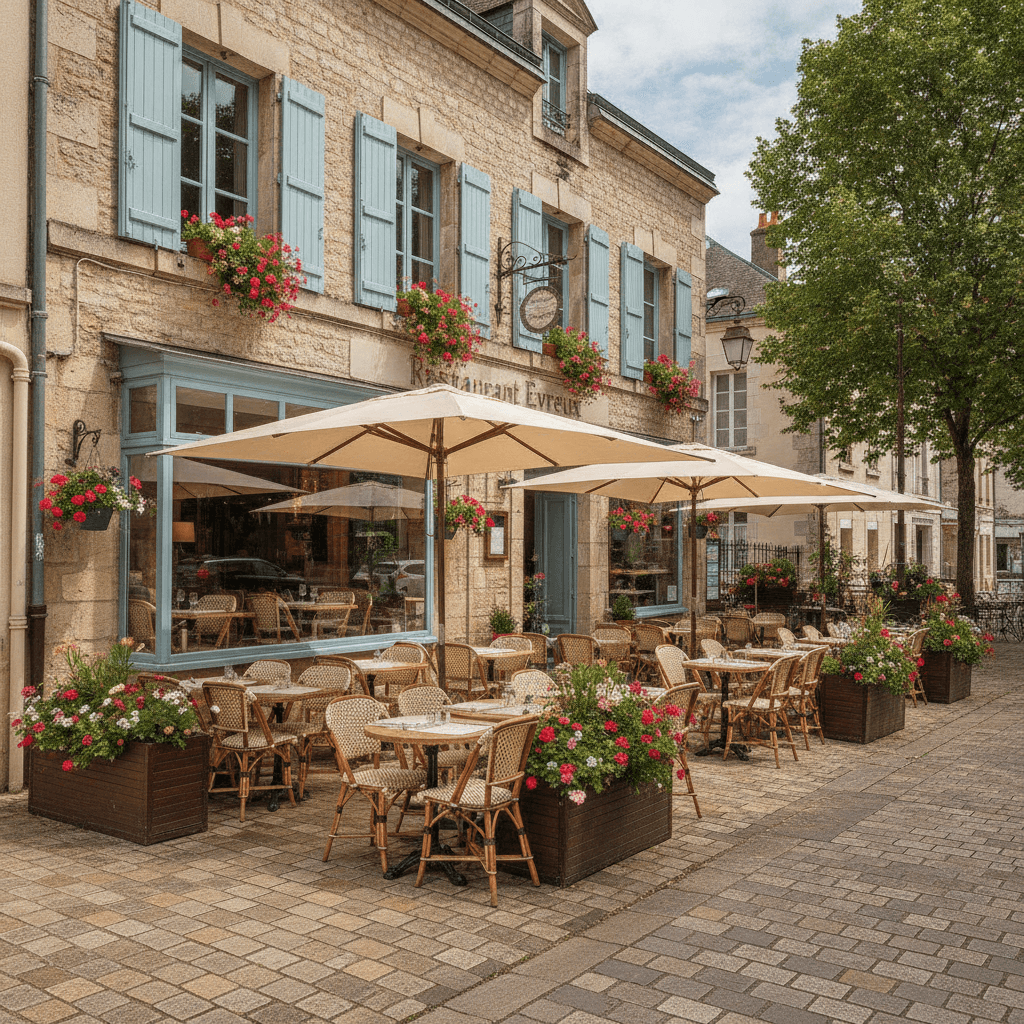 Restaurant 80m² à Évreux : terrasse - licence IV - Image 1