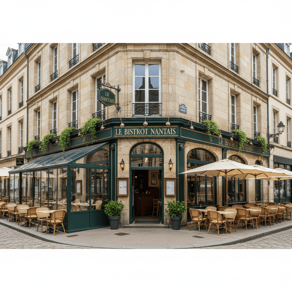 Restaurant 200m² à Nantes : terrasse - licence IV - Image 1