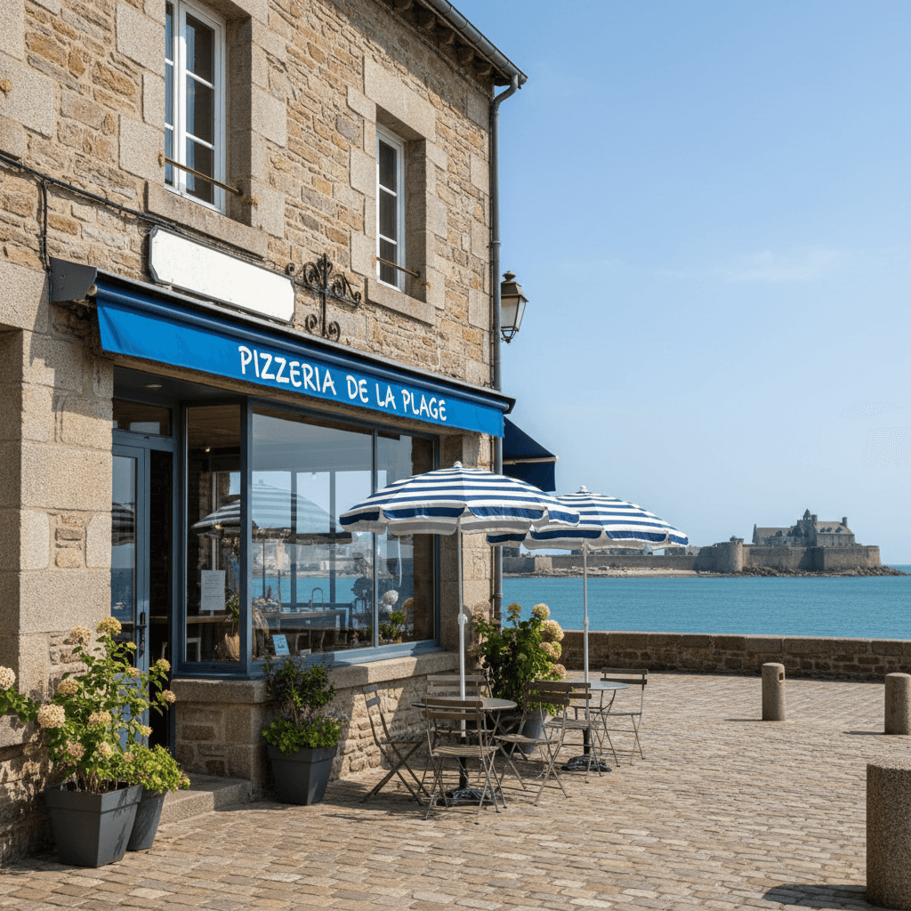 Restaurant 70m² à Saint-Malo : terrasse - licence IV - Image 1