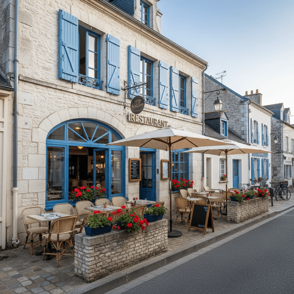Restaurant 462m² à La Flotte : terrasse - licence IV - Image 1