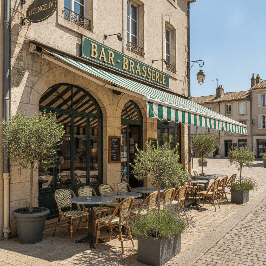 Bar-brasserie 270m² à Donzère : terrasse - licence IV - Image 1