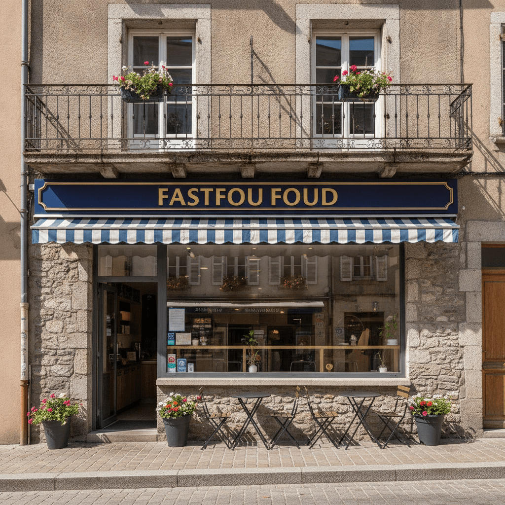 Fast-food 40m² à Annecy : extraction - cuisine équipée - Image 1