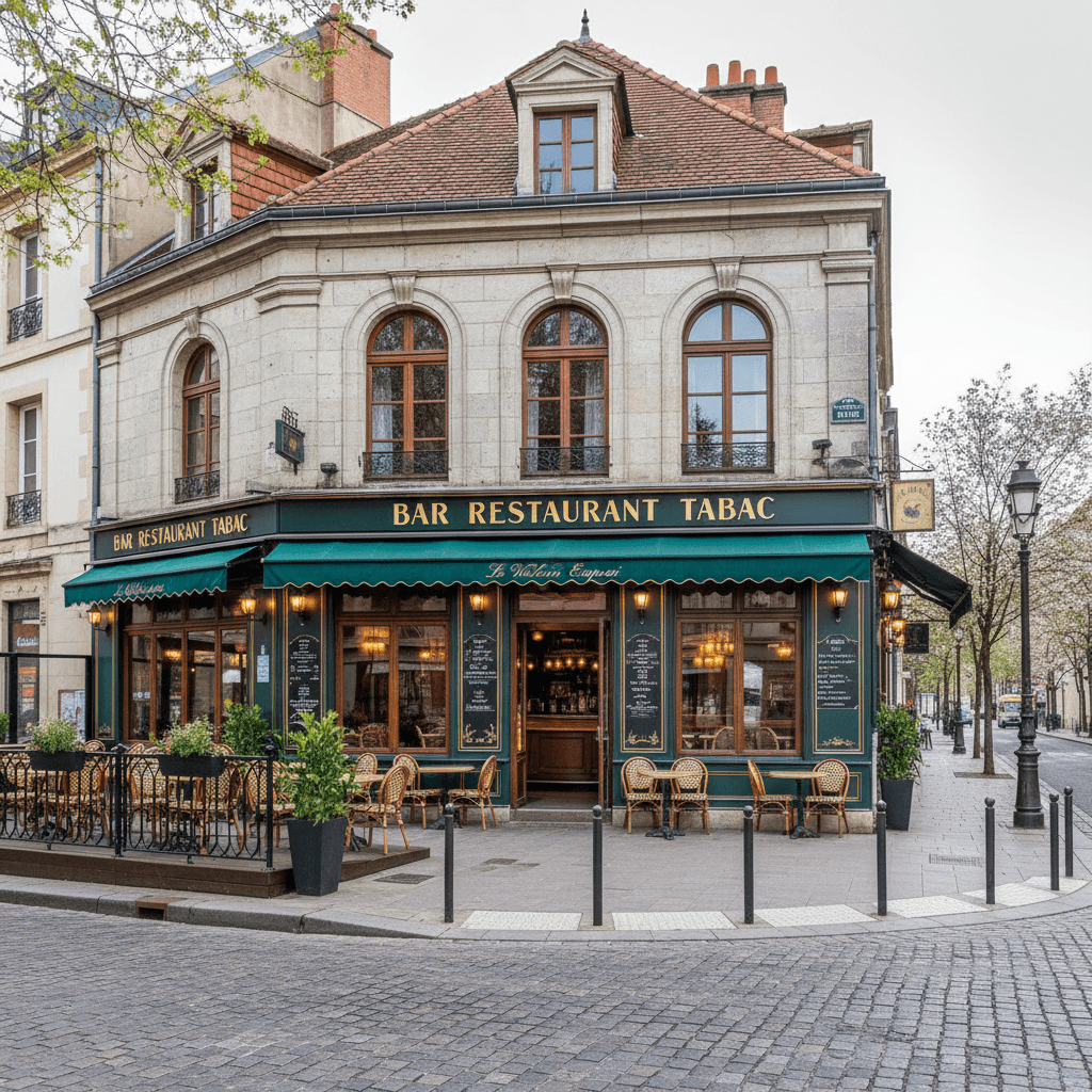 Bar-brasserie 370m² à Clermont-Ferrand : terrasse - licence IV