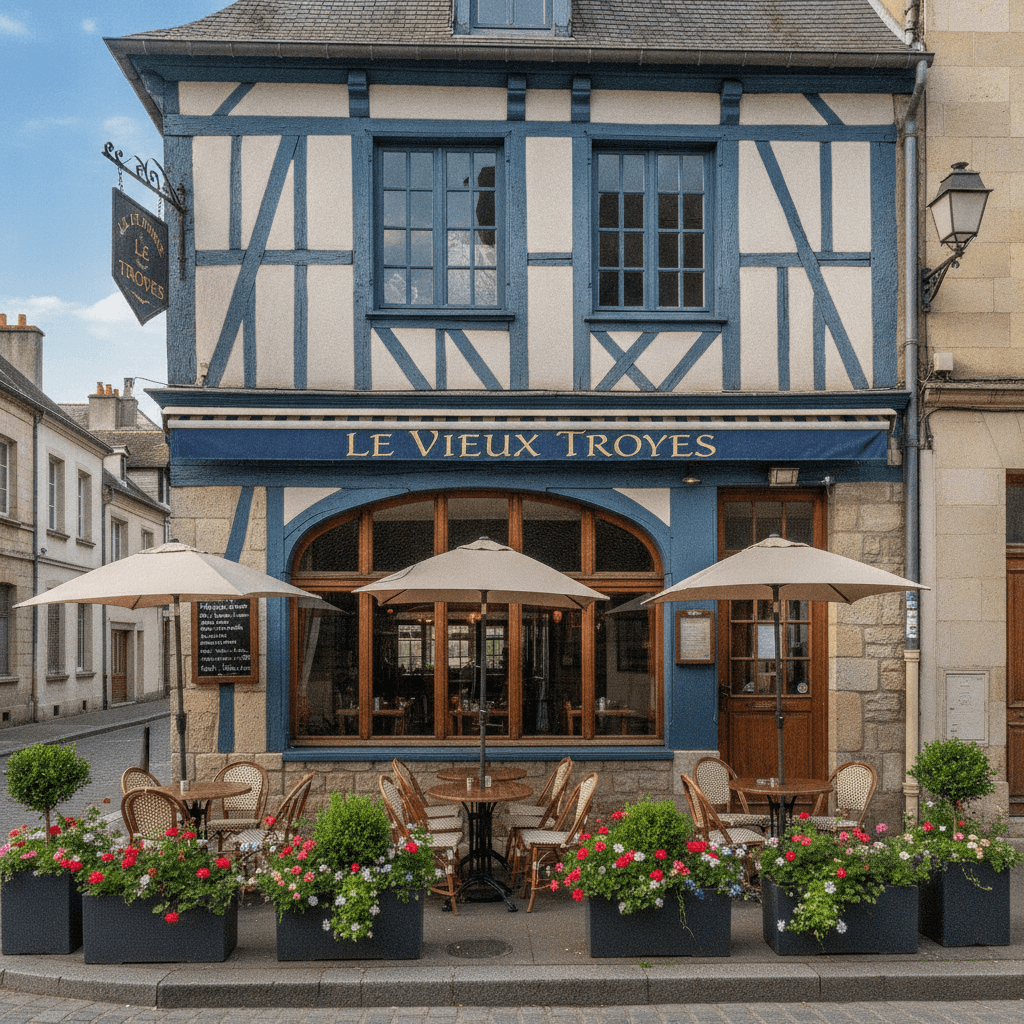 Restaurant 260m² à Troyes : terrasse - extraction - Image 1