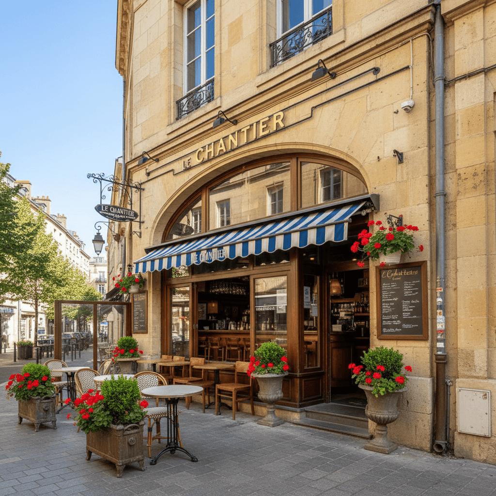 Bar-brasserie 1 couverts à Bordeaux : terrasse - licence IV