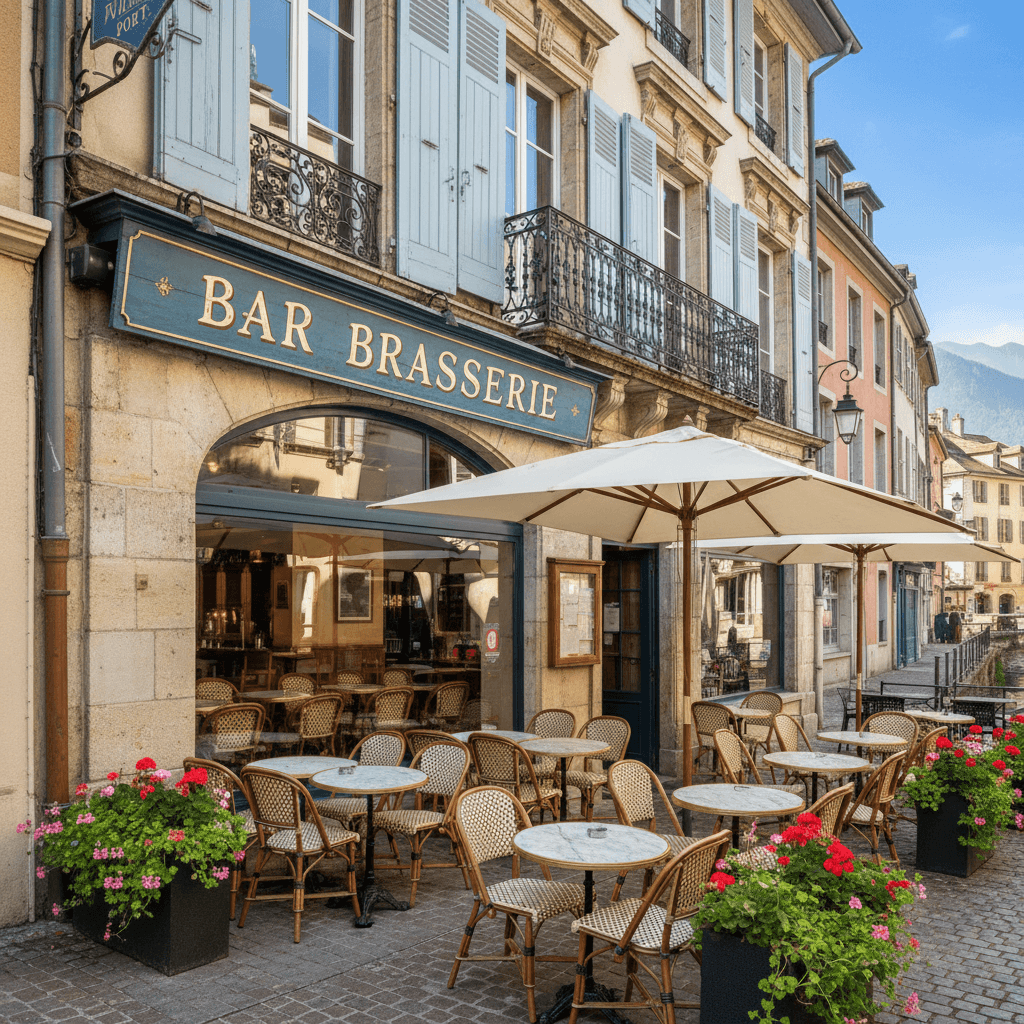 Bar-brasserie 117m² à Annecy : licence IV - climatisation - Image 1