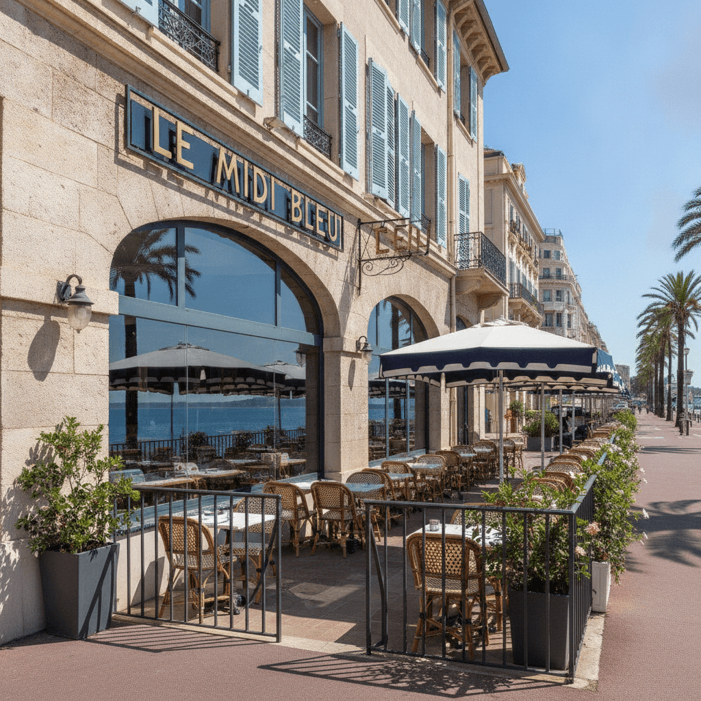 Restaurant 70m² à Nice : terrasse - extraction - Image 1