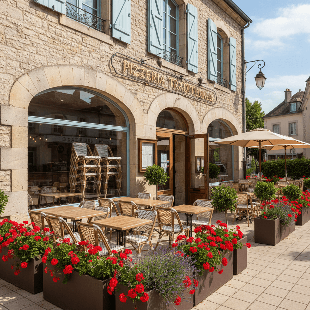 Restaurant 300m² à Mions : terrasse - licence IV - Image 1
