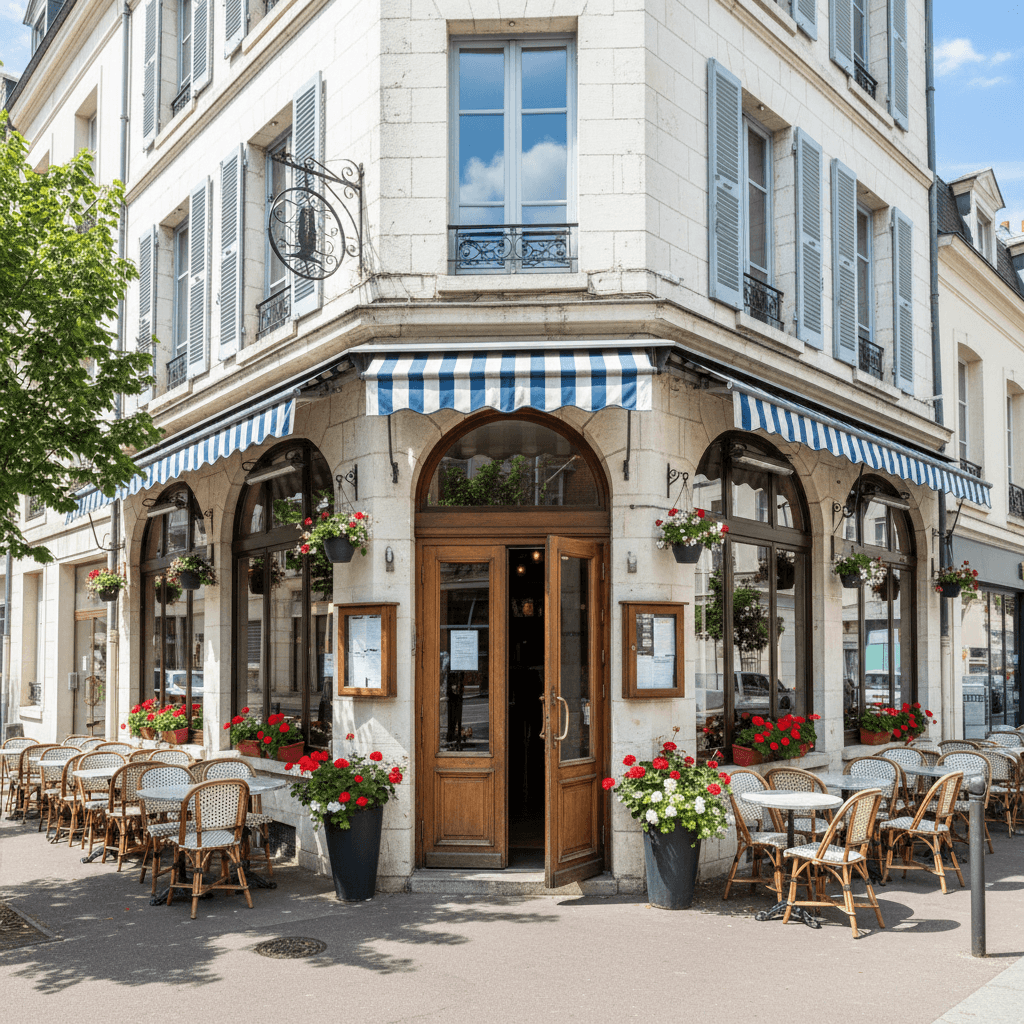 Restaurant 130m² à Nantes : terrasse - extraction
