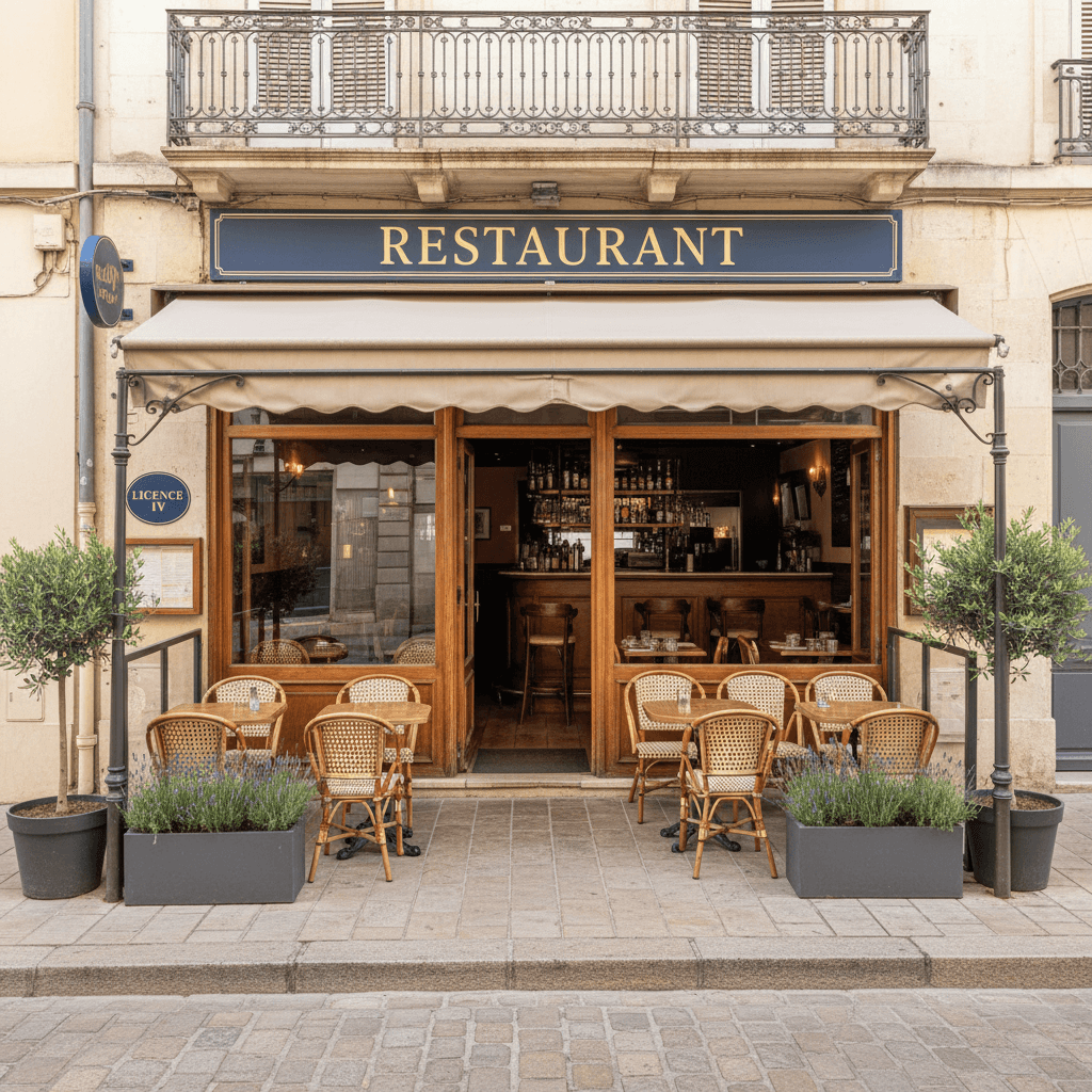 Restaurant 102m² à Toulon : terrasse - licence IV