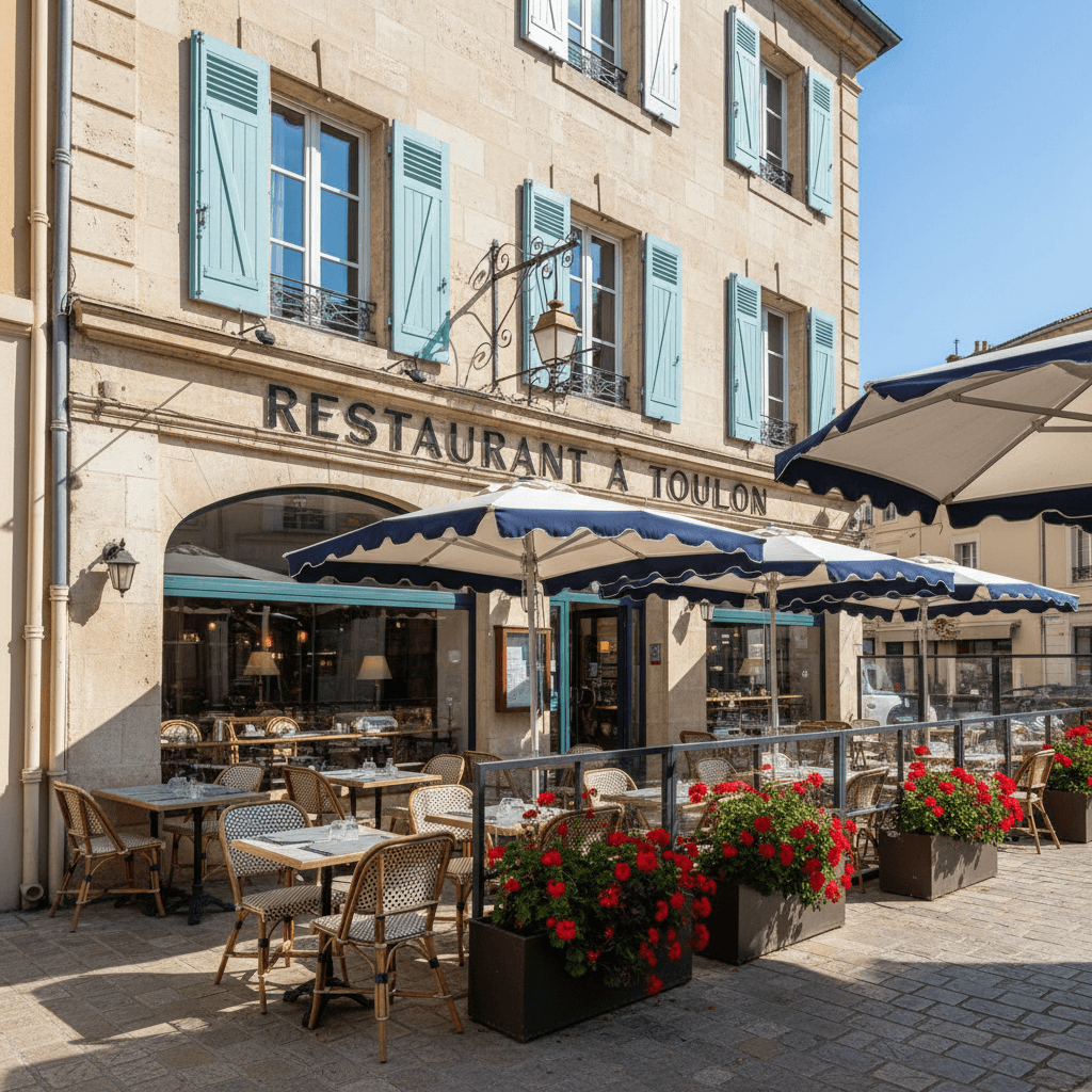 Restaurant à Toulon : terrasse - licence IV - Image 1
