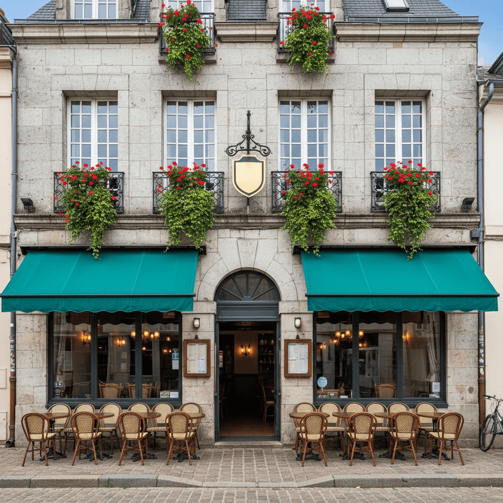 Bar-brasserie 250m² à Bayeux : terrasse - licence IV - Image 1