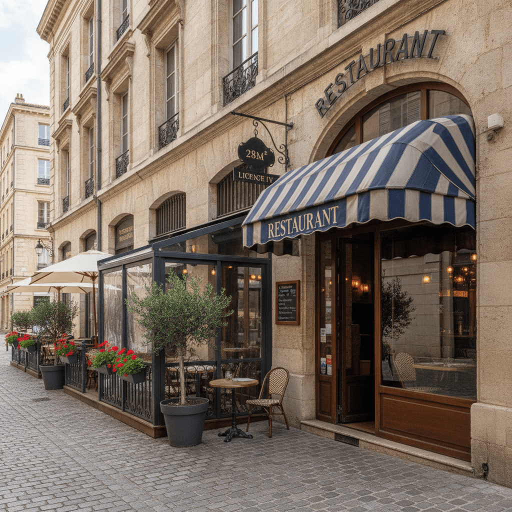 Restaurant 28m² à Montpellier : terrasse - licence IV - Image 1