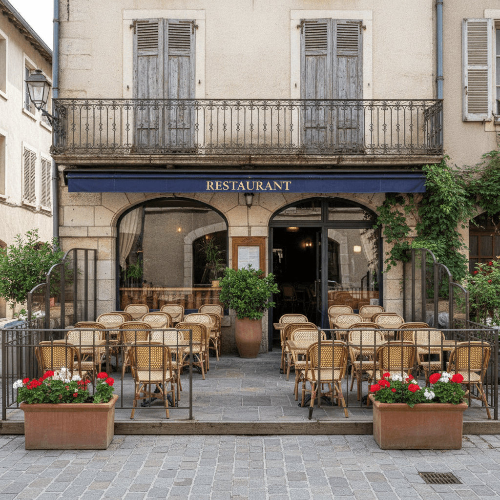 Restaurant 75m² à Annecy : terrasse - licence IV - Image 1