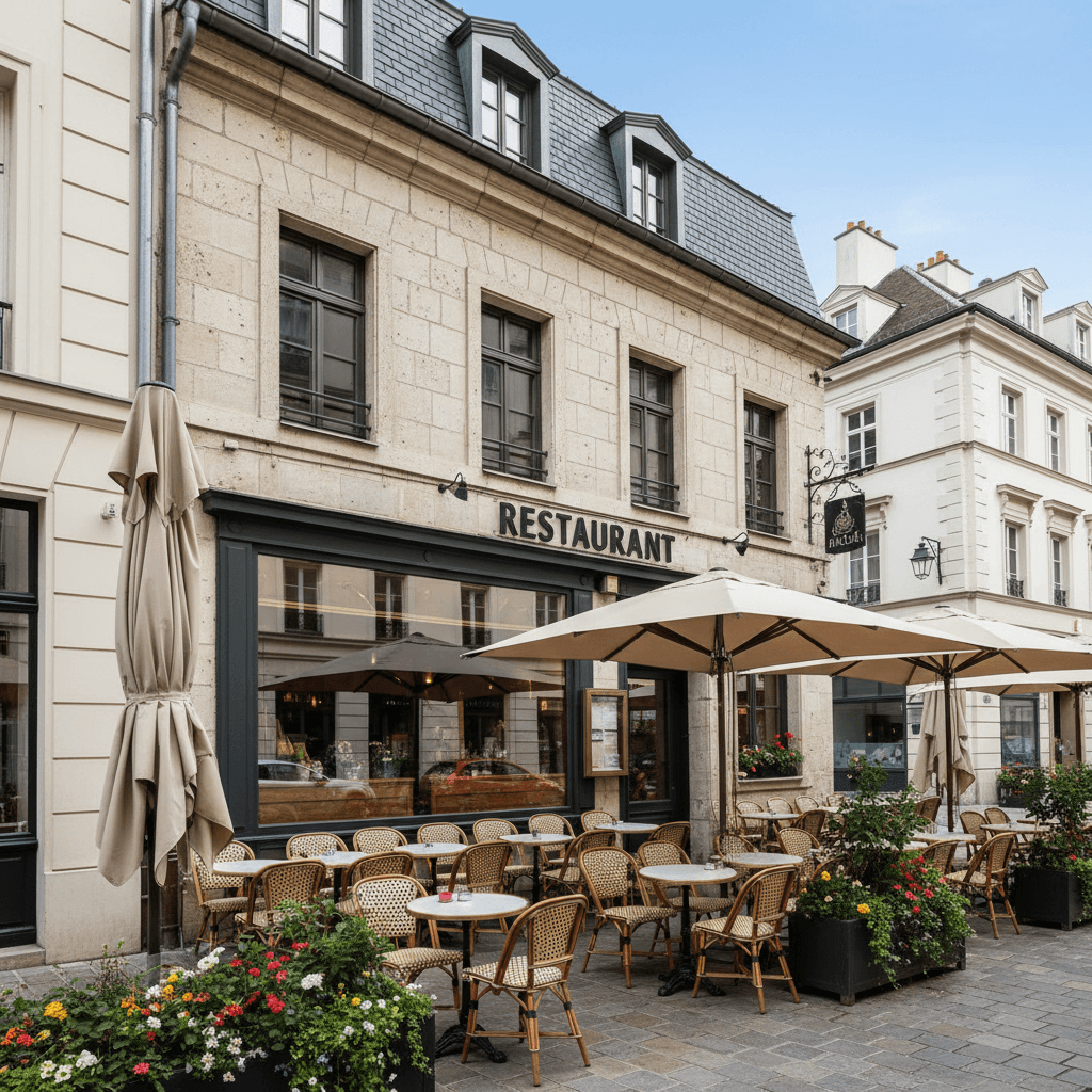Restaurant 315m² à Vienne : terrasse - licence IV - Image 1