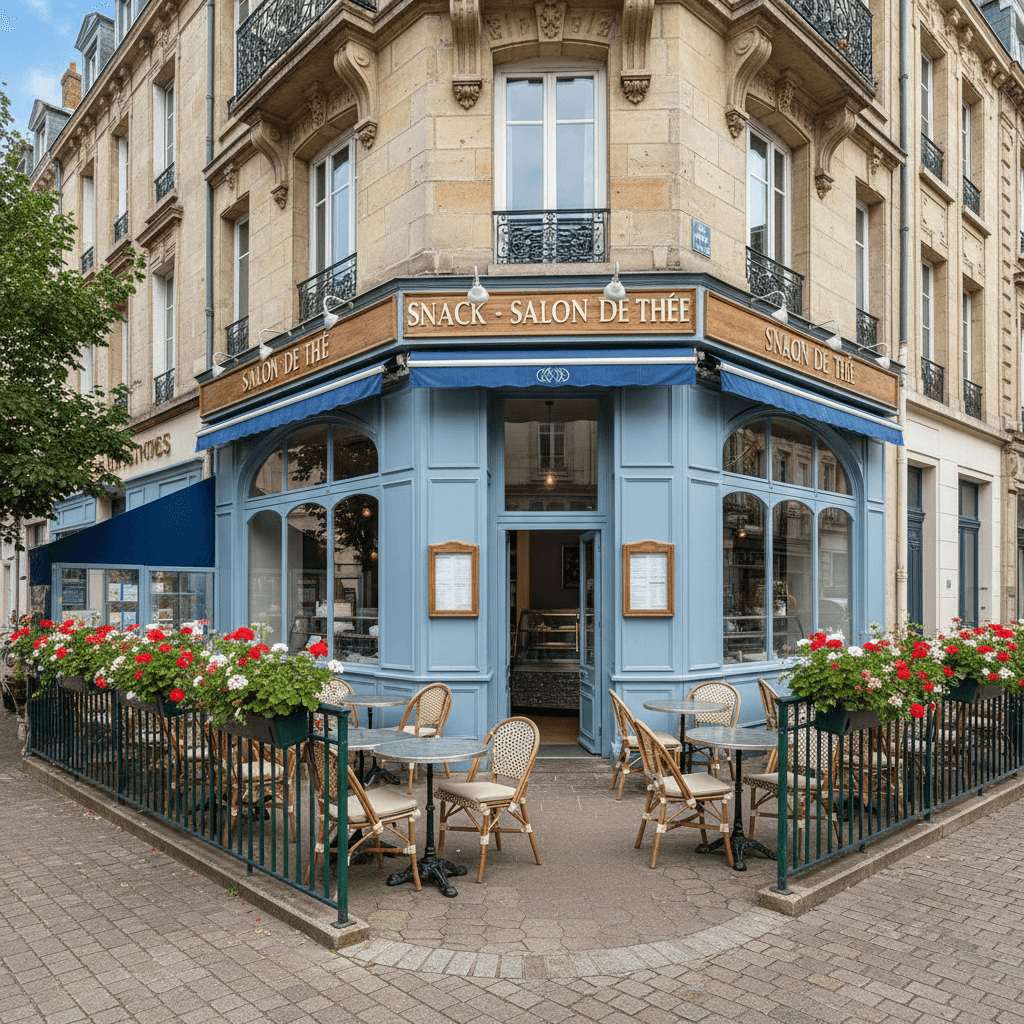 Snack 150m² à Le Havre : terrasse - extraction - Image 1