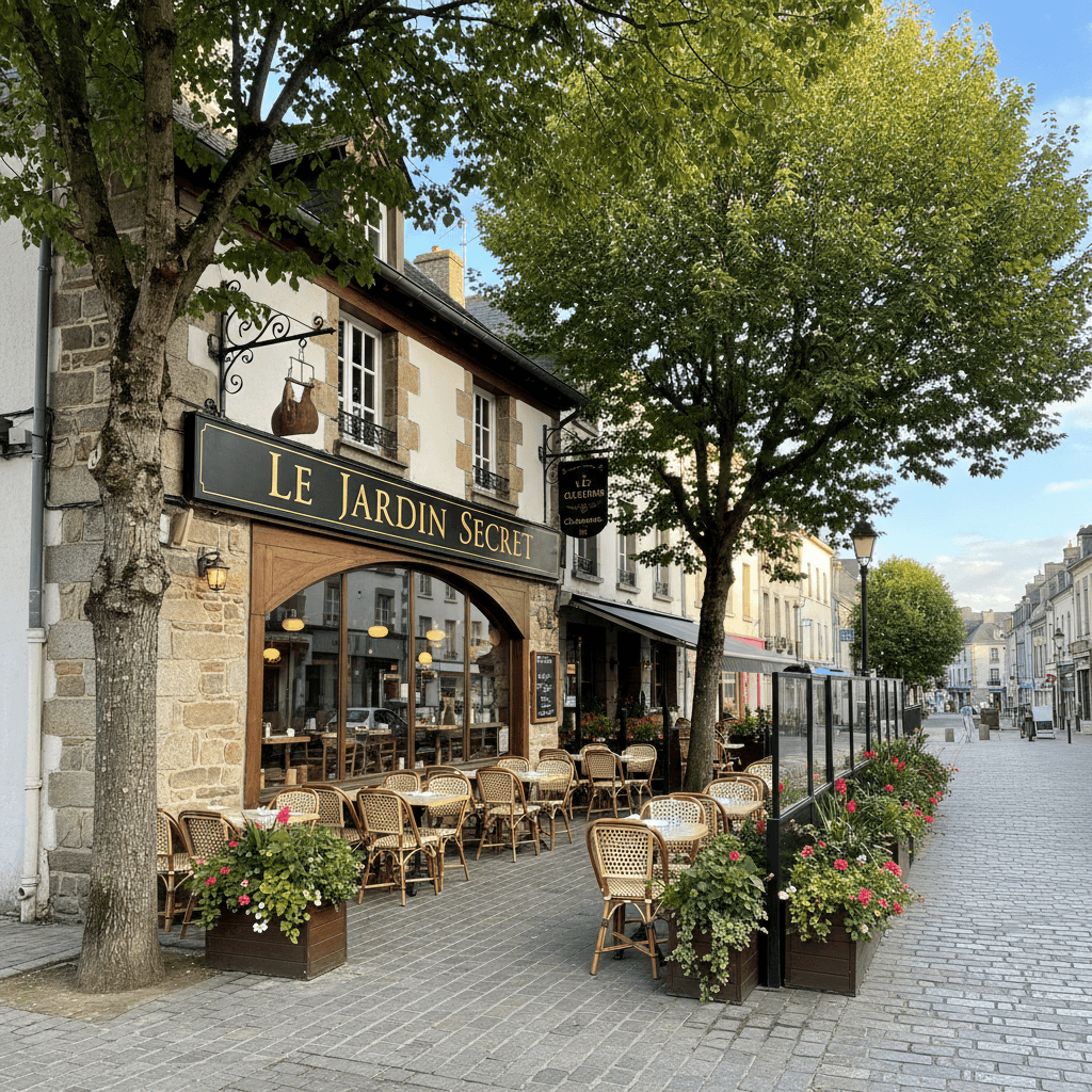 Restaurant à Vannes : terrasse - licence IV - Image 1