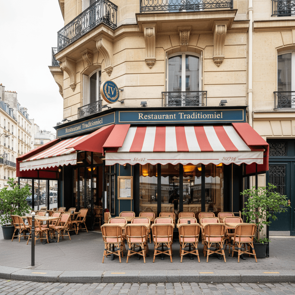 Restaurant 30 couverts à Paris : terrasse - licence IV - Image 1