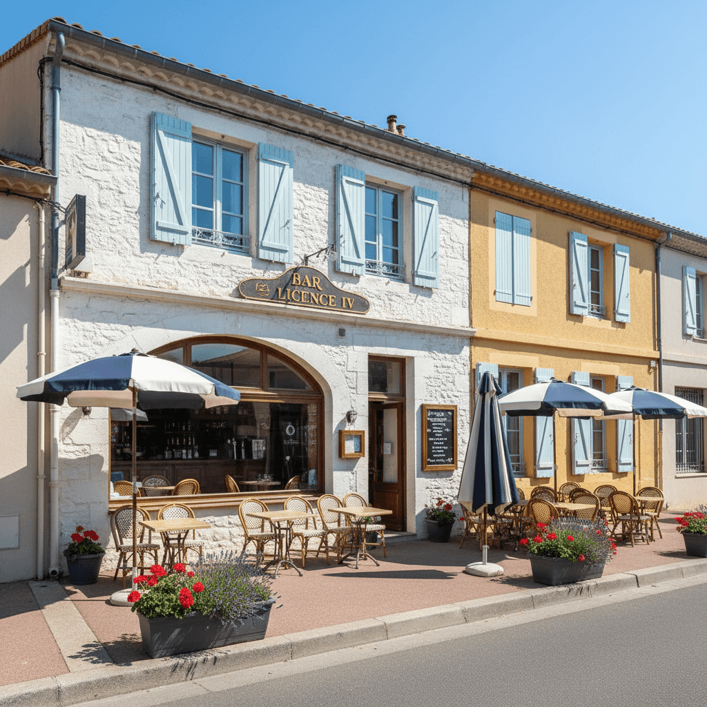 Bar-brasserie 130m² à Le Grau-Du-Roi : terrasse - licence IV - Image 1