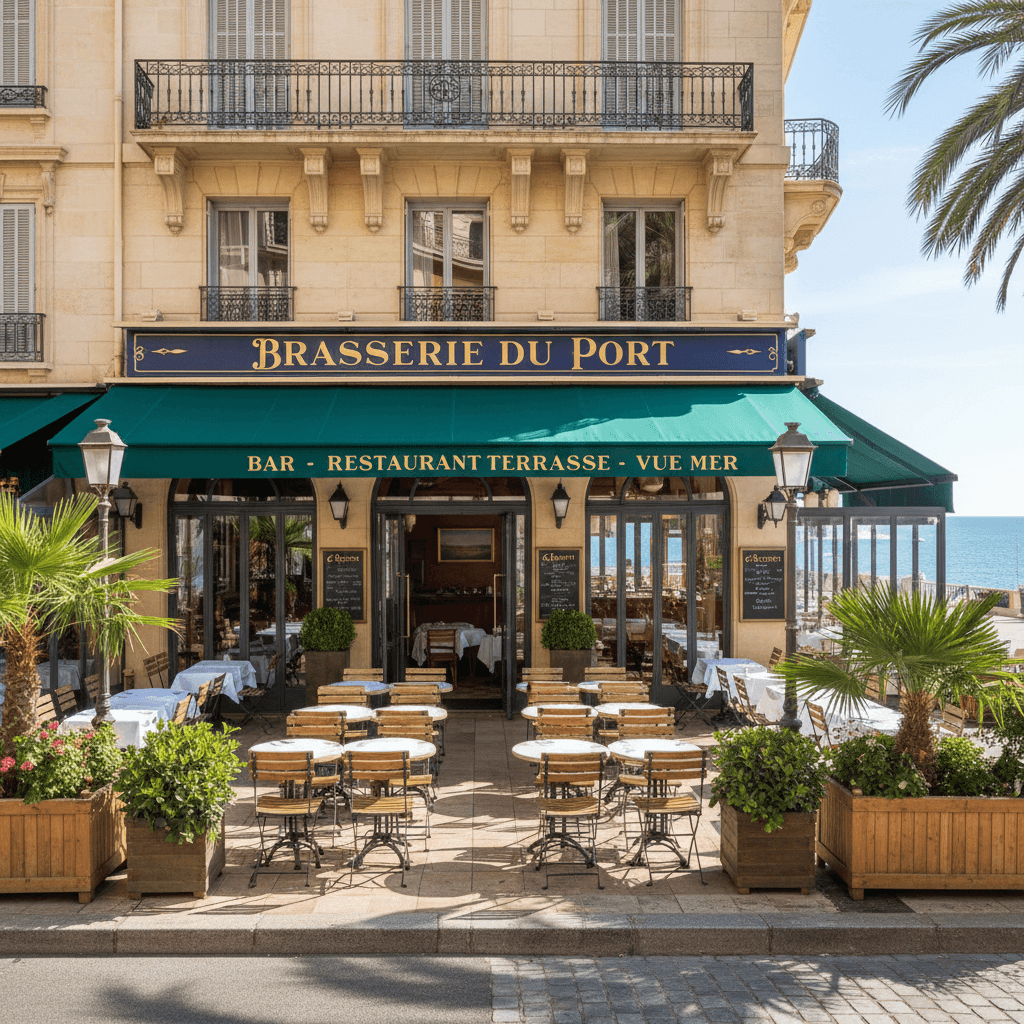 Bar-brasserie à Cannes : terrasse - licence IV - Image 1