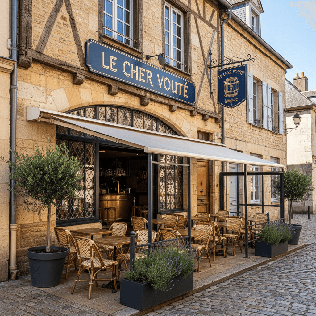 Restaurant 60m² à Saint-Aignan : terrasse - licence IV - Image 1