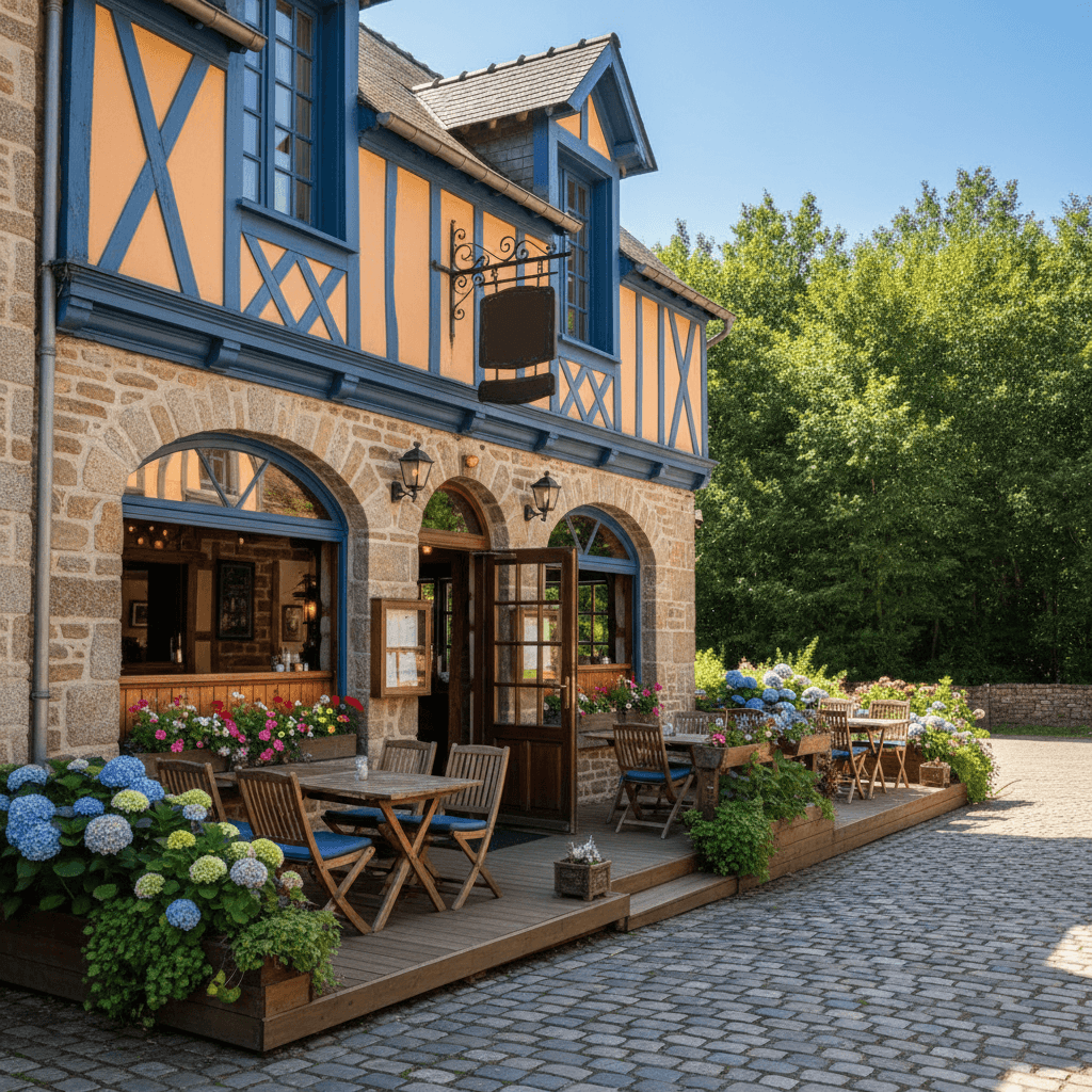 Restaurant à Quimper : terrasse - licence IV - Image 1