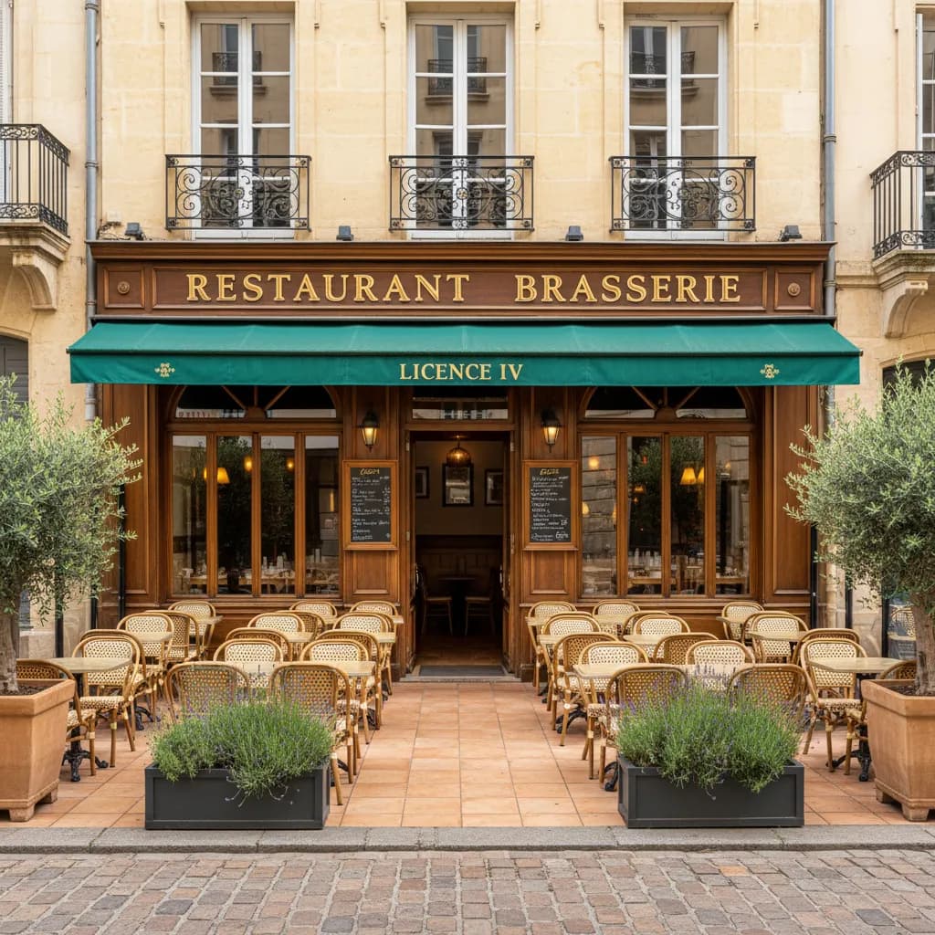 Bar-brasserie à Montpellier : terrasse - licence IV - Image 1