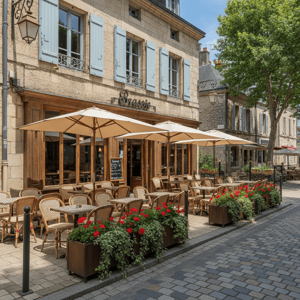 Bar-brasserie 190m² à Plaisance : terrasse - licence IV - Image 1