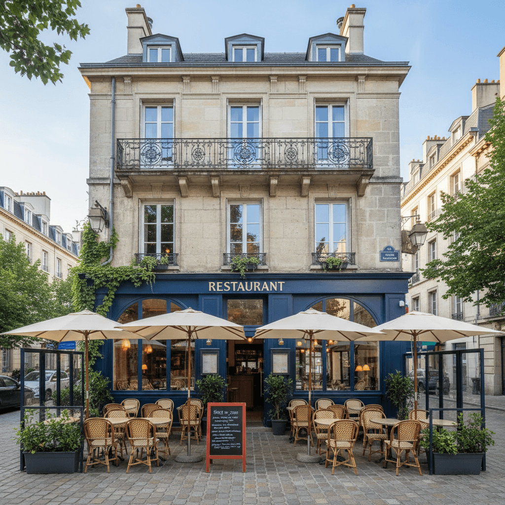 Restaurant 200m² à Nantes : terrasse - extraction - Image 1