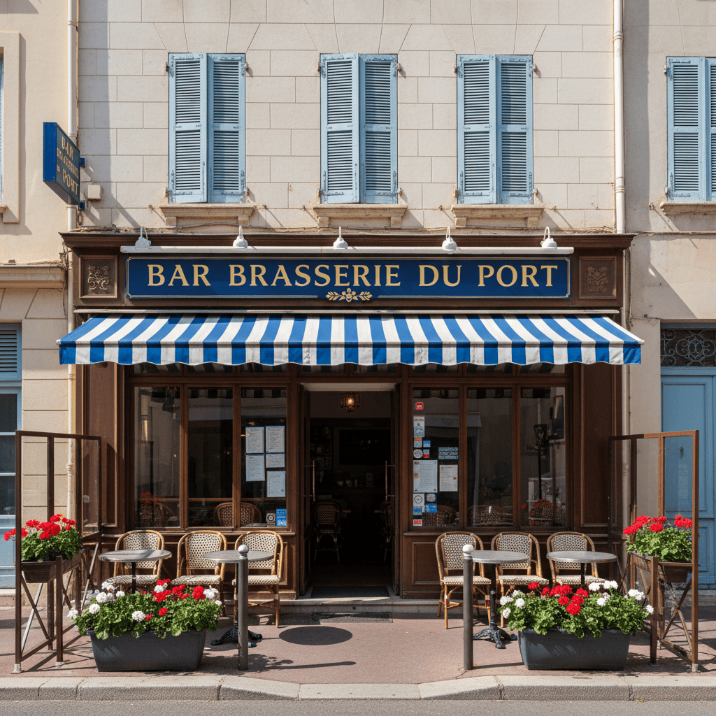 Bar-brasserie 36m² à Nice : terrasse - licence IV