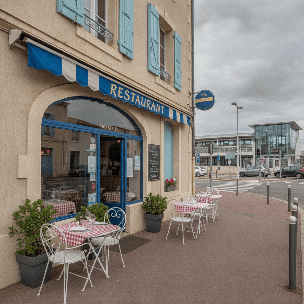 Restaurant 68m² à Cagnes-Sur-Mer : terrasse - licence IV - Image 1
