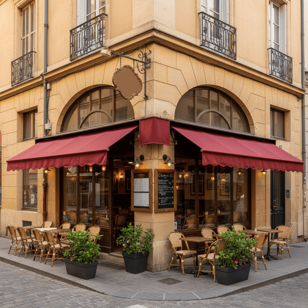 Bar-brasserie 94m² à Lyon : terrasse - licence IV